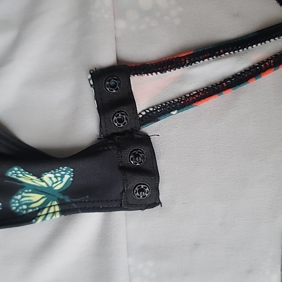 NWT Cristina Martinez x Nordstrom Butterfly Bodysuit, Size Medium, Color Black - Picture 7 of 11